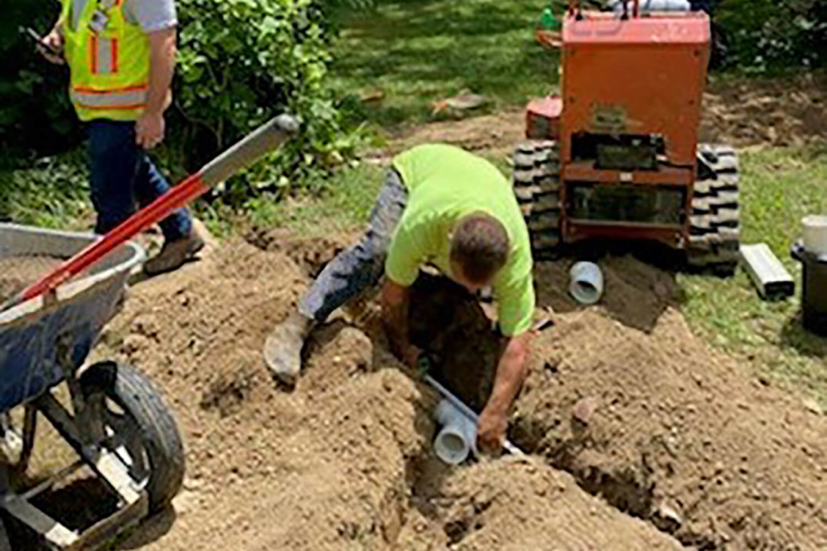 Downspout Redirection